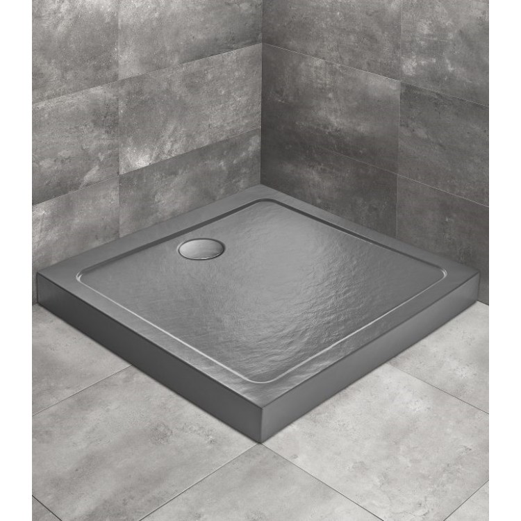 Dušas paliktnis kvadrātveida Radaway DOROS C Compact 90x90cm, antracīts akmens Dušas paliktnis kvadrātveida Radaway DOROS C Compact 90x90cm, antracīts akmens