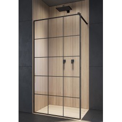 Dušas siena Radaway Modo New Black II Factory 100x200cm