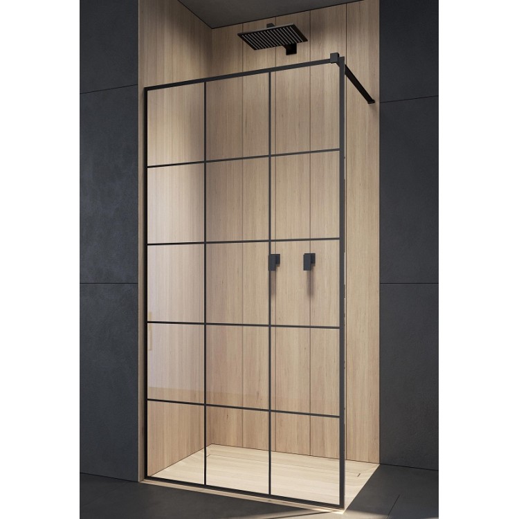 Dušas siena Radaway Modo New Black II Factory 110x200cm Dušas siena Radaway Modo New Black II Factory 110x200cm