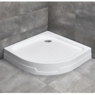 Dušas paliktnis pusapaļš Radaway Rodos A Compact 90x90 ,balts