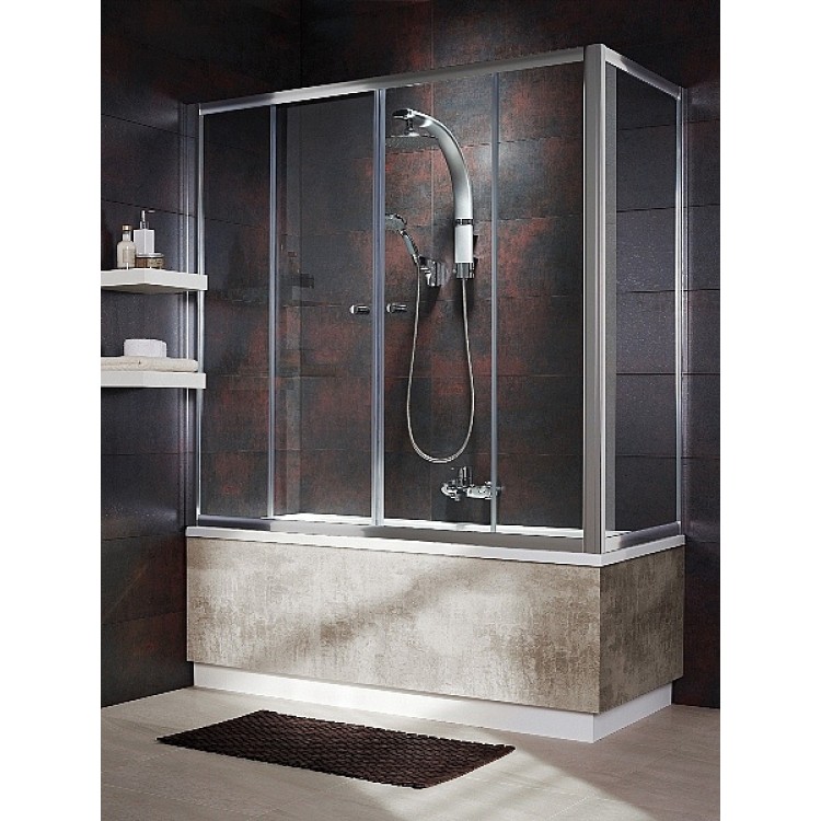 Vannas sieniņa ar bīdāmām durvīm Radaway Vesta DWD+S 160x70cm Vannas sieniņa ar bīdāmām durvīm Radaway Vesta DWD+S 160x70cm