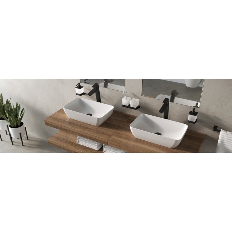 Dvieļu turētājs Ravak 10° 63 cm, melns TD 310.20