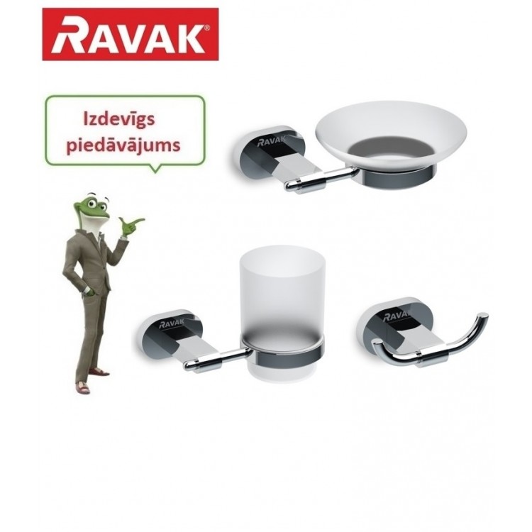Aksesuāru komplekts RAVAK Chrome N2