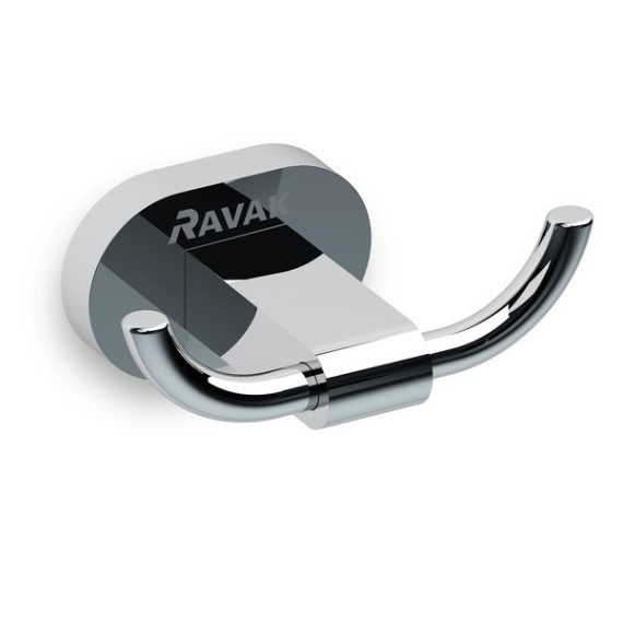 Āķis dubultais Ravak Chrome, hroms CR 100.00, X07P186