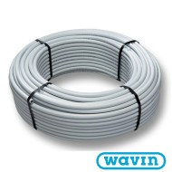 Daudzslāņu caurule Wavin PE-Xc/AL/PE-HD 32x3.0 Rullī 50m
