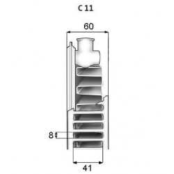 Tērauda paneļu apkures radiators PURMO Compact 11 500x1000