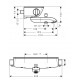 Vannas un dušas termostata maisītājs Hansgrohe Ecostat Select, hroms/balts 13141400