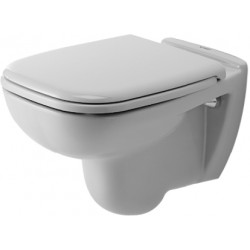 Tualetes pods piekaramais Duravit D-CODE ar vāku, 45351900A1