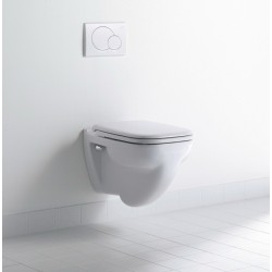 Tualetes pods piekaramais Duravit D-CODE ar vāku, 45351900A1