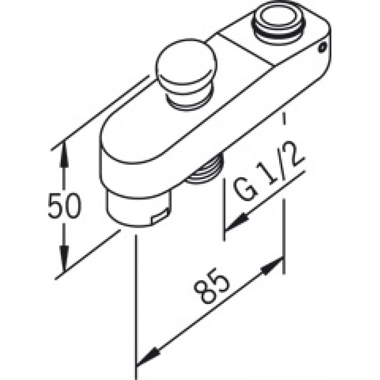 Jaucējkrāna izteka ar trīseju vārstu ORAS 221210