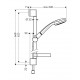 Dušas komplekts Hansgrohe Croma 100 Mono 27717000 Dušas komplekts Hansgrohe Croma 100 Mono 27717000