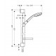 Dušas komplekts Hansgrohe Croma 100 Multi 3jet 27775000 Dušas komplekts Hansgrohe Croma 100 Multi 3jet 27775000