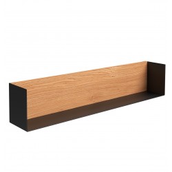 Vannas istabas plaukts KAME 60cm, AC1701-60/W/BL
