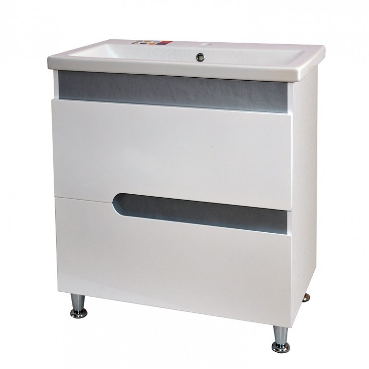 Vannas istabas skapītis ar izlietni Aqualine Premium L 80 cm, 9333T308019M