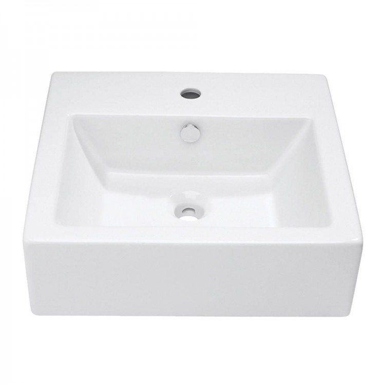 Vannas istabas uzliekamā izlietne Aqualine Milano 580x435, 12515 Vannas istabas uzliekamā izlietne Aqualine Milano 580x435, 12515