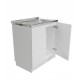 Virtuves izlietnes skapītis Aqualine 80x50cm, balts/balts