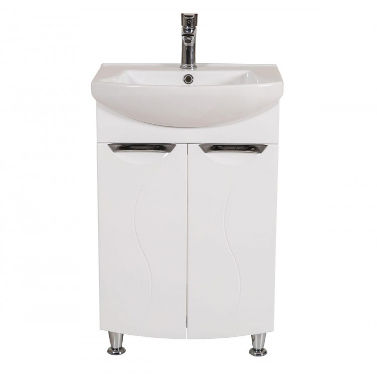 Vannas istabas skapītis ar izlietni Akvarodos Gloria 55cm, 93605GL55 Vannas istabas skapītis ar izlietni Akvarodos Gloria 55cm, 93605GL55