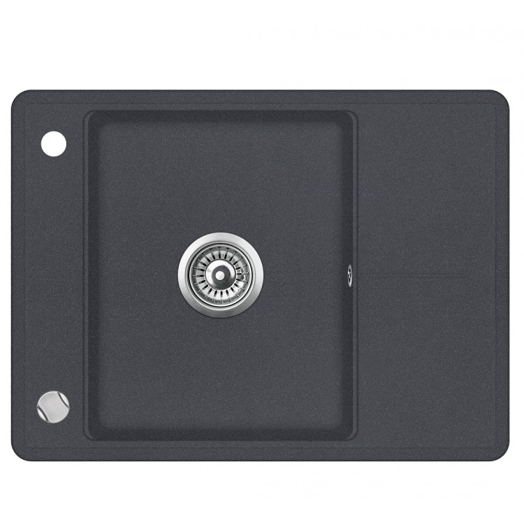 Virtuves izlietne HELIKA Bella 670x500 mm, SQB102AW-222