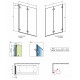 Vannas sieniņa Radaway Arta PND 130 cm Vannas sieniņa Radaway Arta PND 130 cm