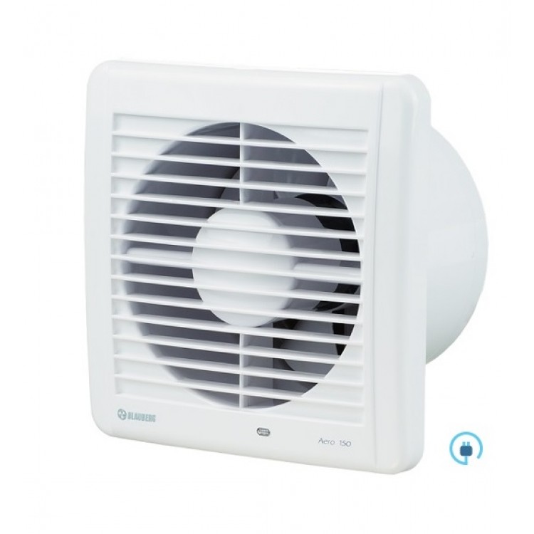 Sadzīves ventilators Blauberg Aero 150S ar slēdzi Sadzīves ventilators Blauberg Aero 150S ar slēdzi