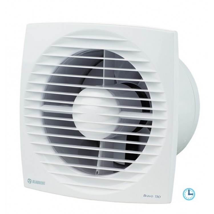 Sadzīves ventilators Blauberg Bravo 150T ar taimeri Sadzīves ventilators Blauberg Bravo 150T ar taimeri