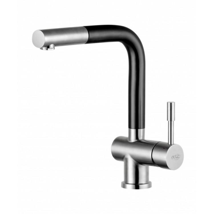 Virtuves izlietnes maisītājs ar izvelkamu izteku BLUE WATER CORSA-INOX Virtuves izlietnes maisītājs ar izvelkamu izteku BLUE WATER CORSA-INOX