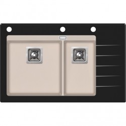 Virtuves izlietne HELIKA Delicia Plus 860x540 mm, GQD150-111B