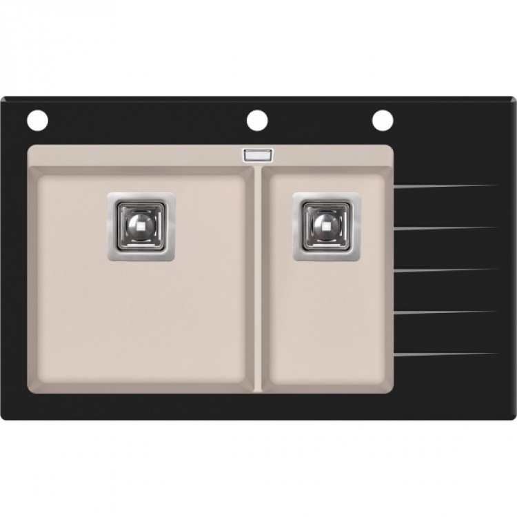 Virtuves izlietne HELIKA Delicia Plus 860x540 mm, GQD150-111B