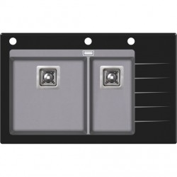 Virtuves izlietne HELIKA Delicia Plus 860x540 mm, GQD150-202B