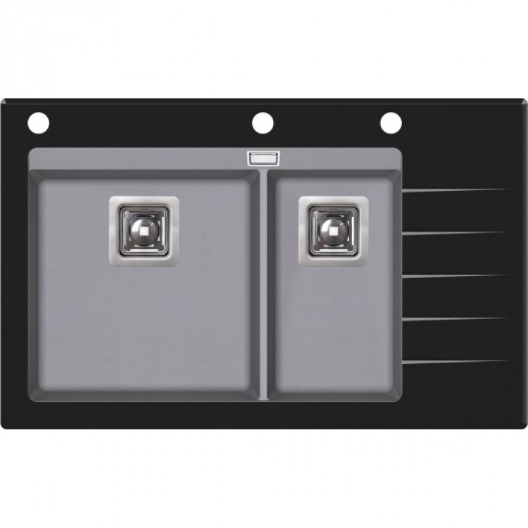 Virtuves izlietne HELIKA Delicia Plus 860x540 mm, GQD150-202B