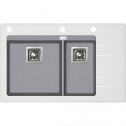 Virtuves izlietne HELIKA Delicia Plus 860x540 mm GQD150-202W