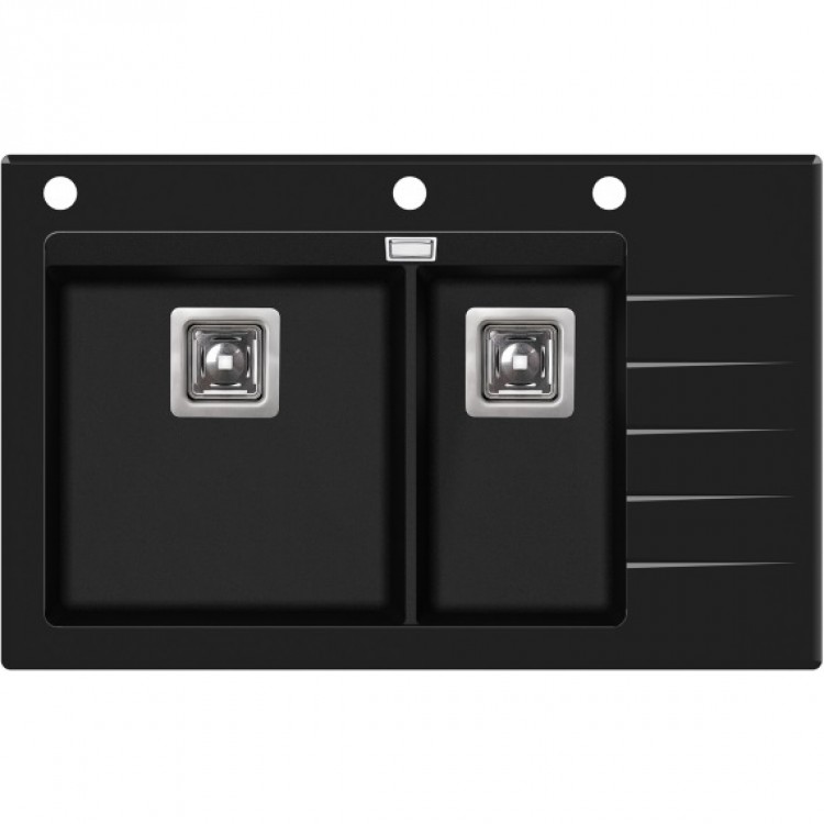 Virtuves izlietne HELIKA Delicia Plus 860x540 mm GQD150-601B