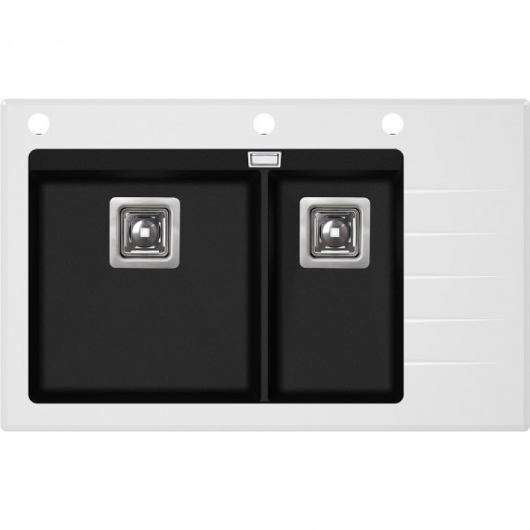 Virtuves izlietne HELIKA Delicia Plus 860x540 mm GQD150-601W