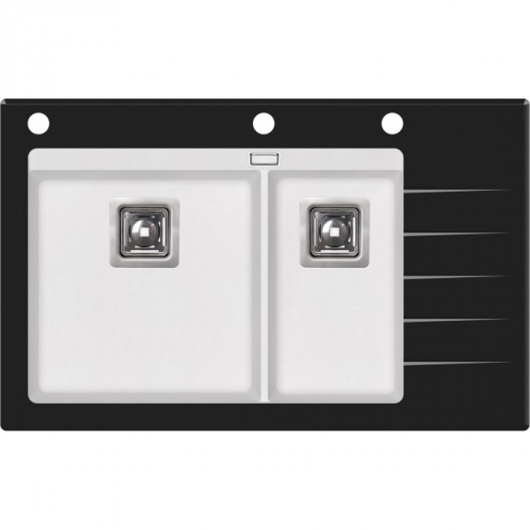 Virtuves izlietne HELIKA Delicia Plus 860x540 mm GQD150-710B