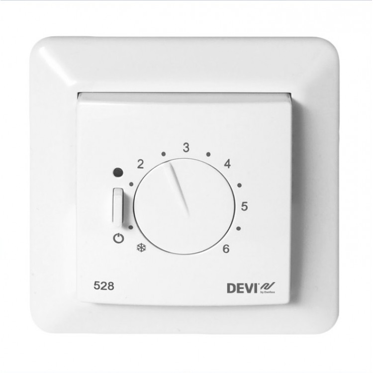 Zemapmetuma termoregulators DEVIreg 530, 140F1032 Zemapmetuma termoregulators DEVIreg 530, 140F1032