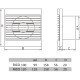 Sadzīves ventilators DOSPEL RICO 100WP Sadzīves ventilators DOSPEL RICO 100WP