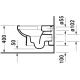 Tualetes pods piekaramais Duravit DuraStyle Basic Rimless ar Soft Close vāku, 45620900A1 Tualetes pods piekaramais Duravit DuraStyle Basic Rimless ar Soft Close vāku, 45620900A1