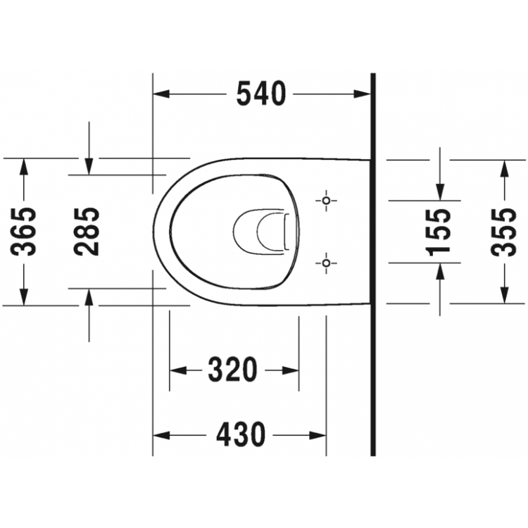 Tualetes pods piekaramais Duravit DuraStyle Basic Rimless ar Soft Close vāku, 45620900A1 Tualetes pods piekaramais Duravit DuraStyle Basic Rimless ar Soft Close vāku, 45620900A1