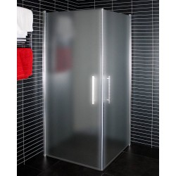 Dušas stūris kvadrātveida Duschy Corner 900x900, Fullfrost stikls 2x5234-90