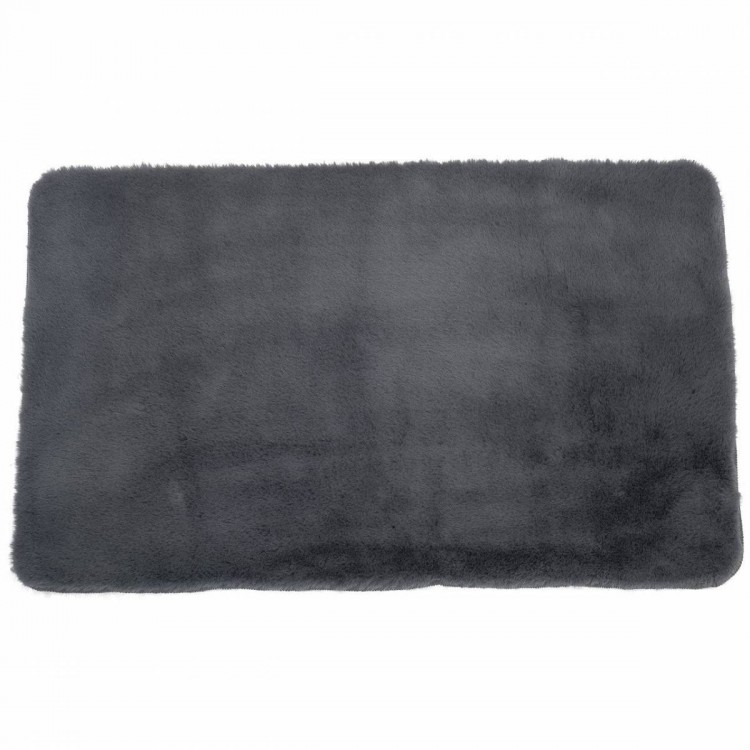 Vannas istabas paklājs Duschy COSY 90x60cm, tumši pelēks 745-26 Vannas istabas paklājs Duschy COSY 90x60cm, tumši pelēks 745-26