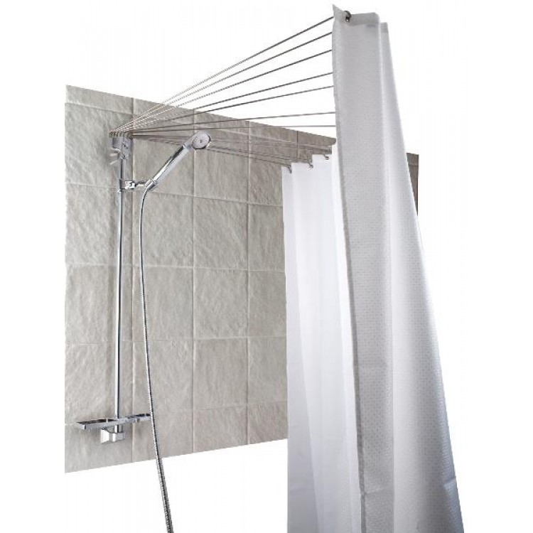 Duschy Aizskaru karnīze-vēdeklis 75cm, hroms 690-90