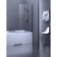 Vannas sieniņa Stikla Serviss ESTETICO 700mm