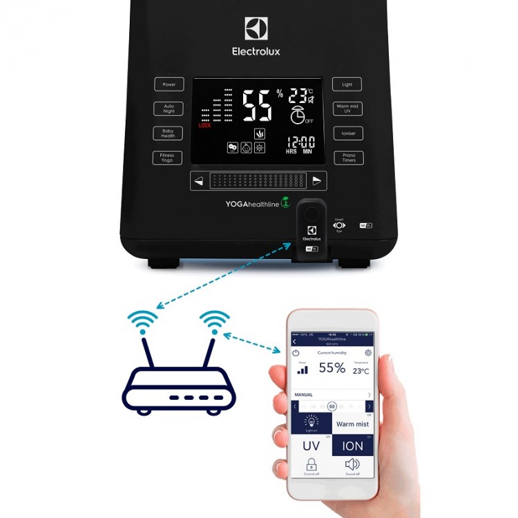 Ultraskaņas gaisa mitrinātāji Electrolux UHU-3810D Ultraskaņas gaisa mitrinātāji Electrolux UHU-3810D
