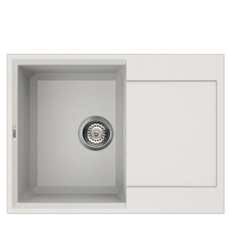 Virtuves izlietne Elleci Easy-135 68x50cm, balta Virtuves izlietne Elleci Easy-135 68x50cm, balta