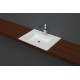 Vannas istabas izlietne Vispool F-600 60x45 cm, balta Vannas istabas izlietne Vispool F-600 60x45 cm, balta