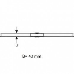 Dušas kanāls Geberit CleanLine20 30-130cm, 154.451.00.1