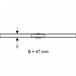 Dušas kanāls Geberit CleanLine60 30-130cm, 154.459.00.1