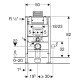 Iebūvējamais rāmis tualetes podam Geberit Duofix Omega, 111.003.00.1 Iebūvējamais rāmis tualetes podam Geberit Duofix Omega, 111.003.00.1