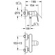 Dušas maisītājs Grohe Eurodisc Cosmo, 33569 002