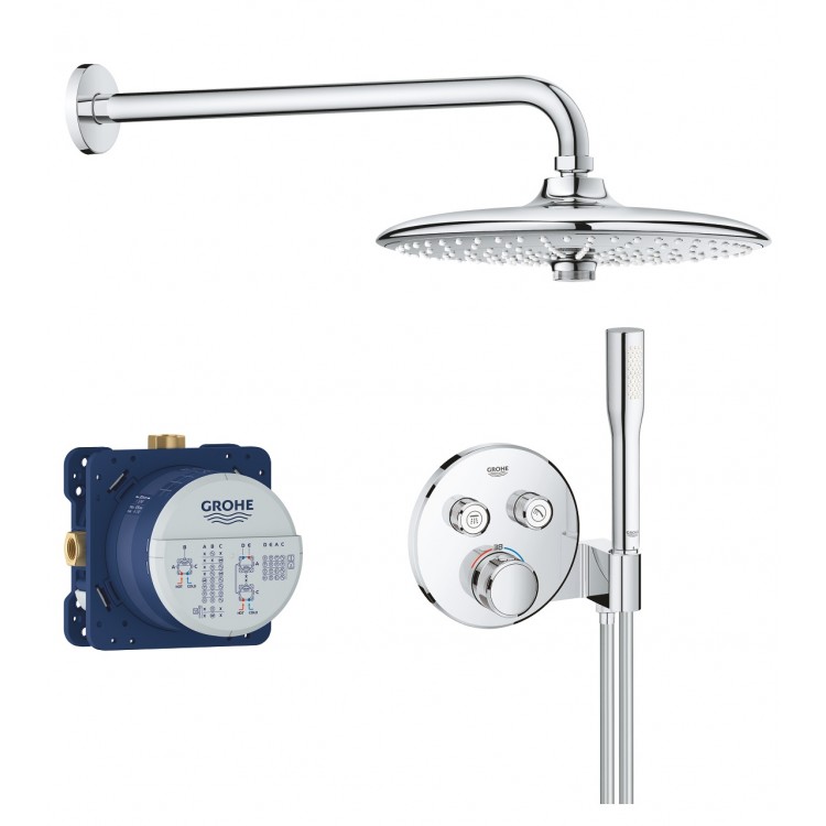 Dušas sistēma iebūvējamā GROHE SmartControl, 34744000 Dušas sistēma iebūvējamā GROHE SmartControl, 34744000